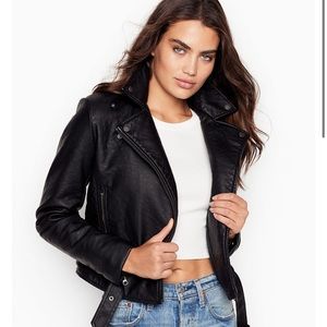 Victoria Secret Pebbled Moto Jacket